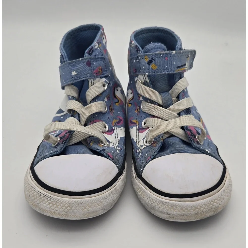 Converse Chuck Taylor All Star Unicons Blue Unicorn High Top Shoes Little Kid 9